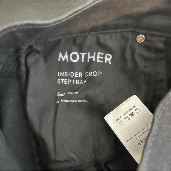 MOTHER x REVOLVE The Insider Crop Step Fray in Guilty Racer - Picture 10 of 14